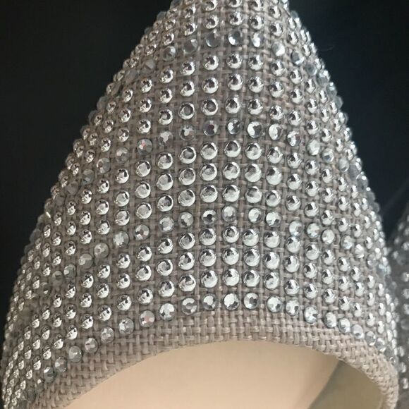 SOLD Inc International Silver rhinestone slip-on - Picture 3 of 3